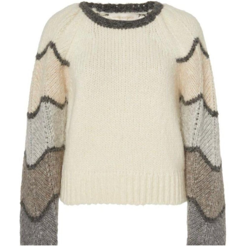 LoveShackFancy Aspyn Pullover Alpaca Wool Sweater - Picture 8 of 12